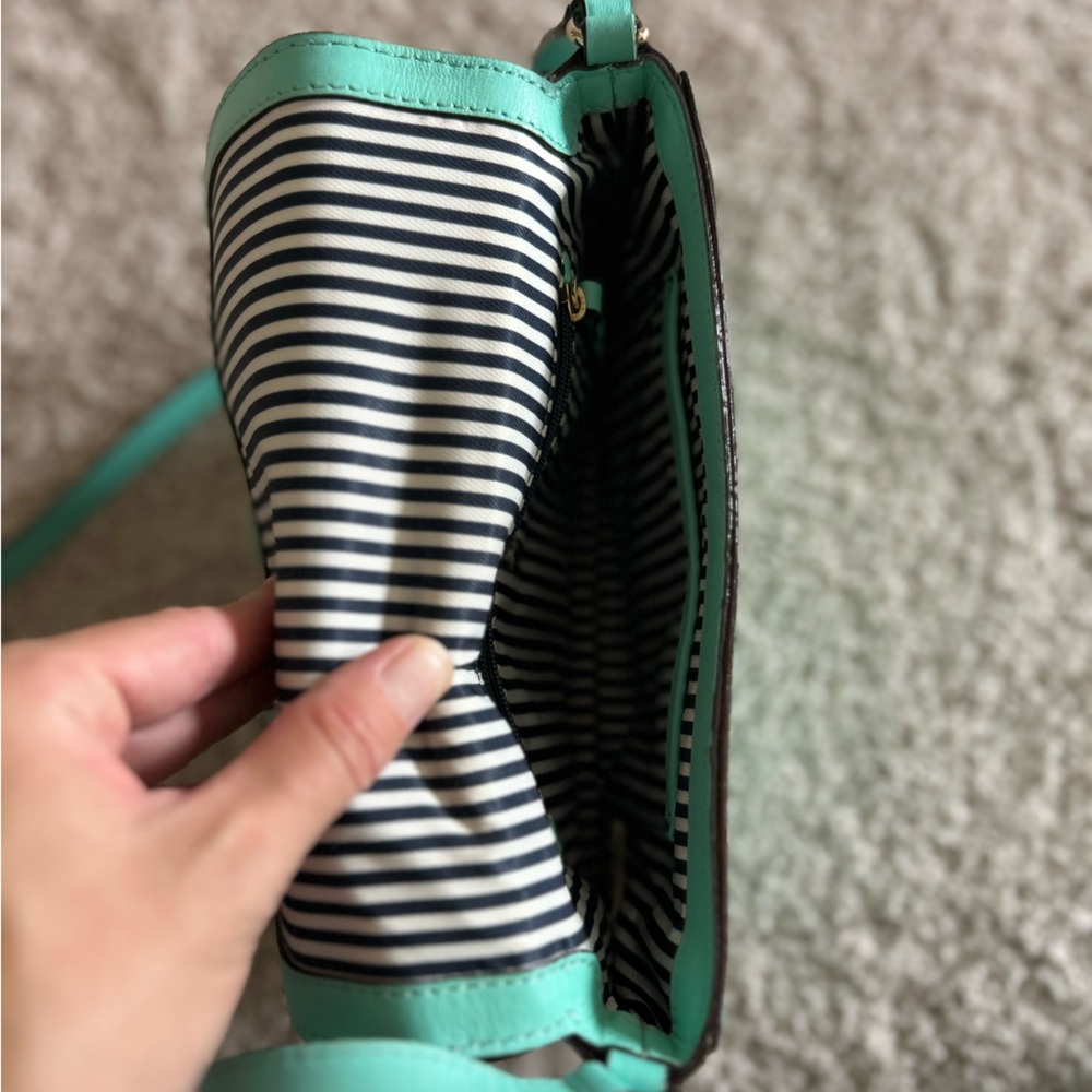 Kate Spade Blue Crossbody Bag with Adjustable Strap - Picture 5 of 6